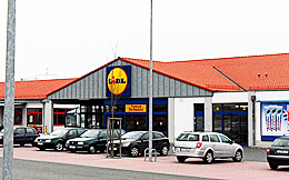 Lidl Einkaufszentrum